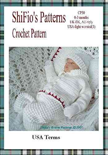 Crochet Pattern CP50 Baby Boy Outfit And Blanket Afghan 0 3mths USA Terminology