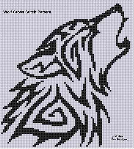 Wolf Cross Stitch Pattern Vijay Hare