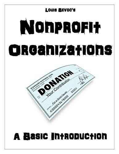 Nonprofit Organizations: A Basic Introduction