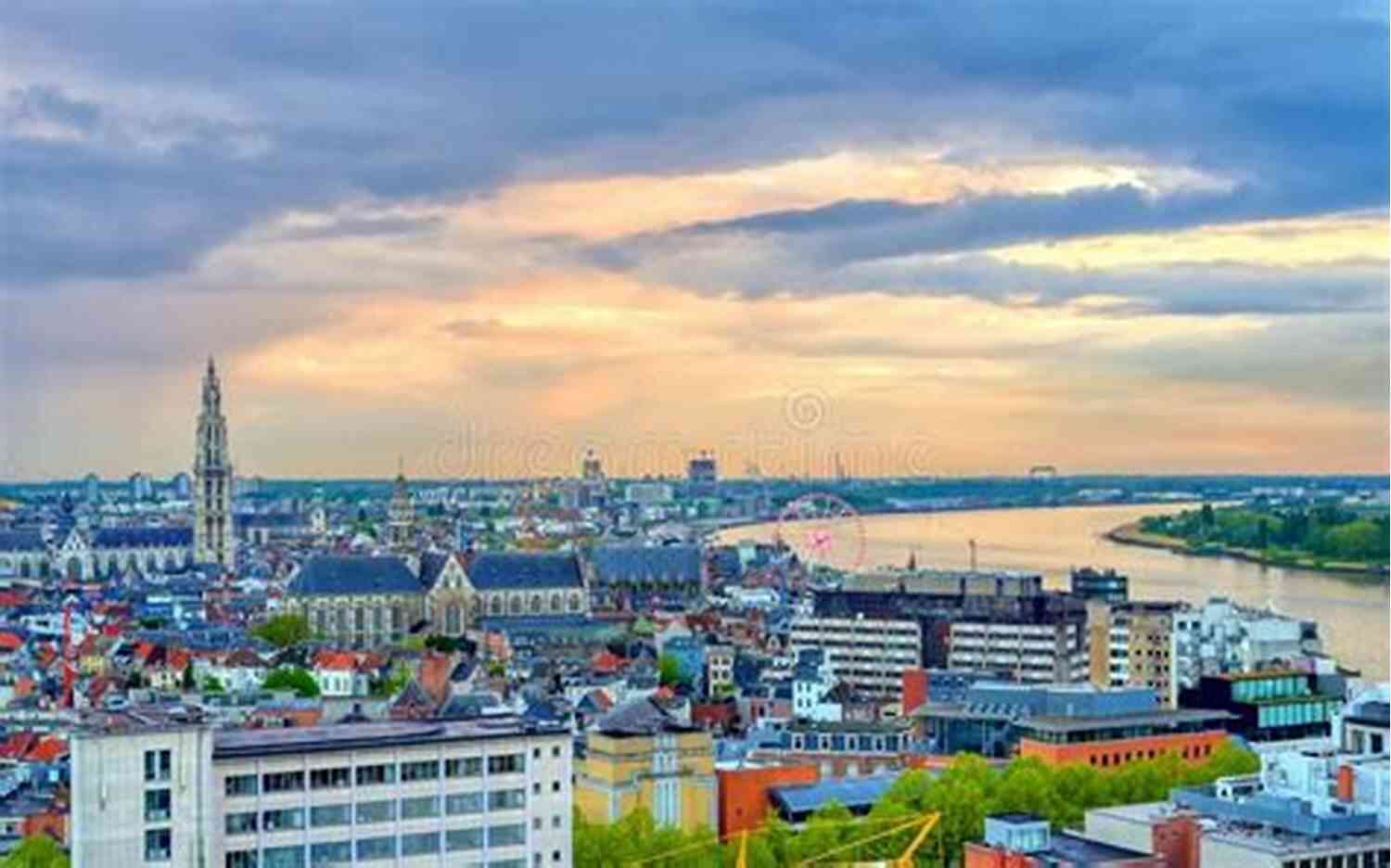 Antwerp Sunset An Idyllic View Of The City's Beauty The Relics Of General Chasse: A Tale Of Antwerp