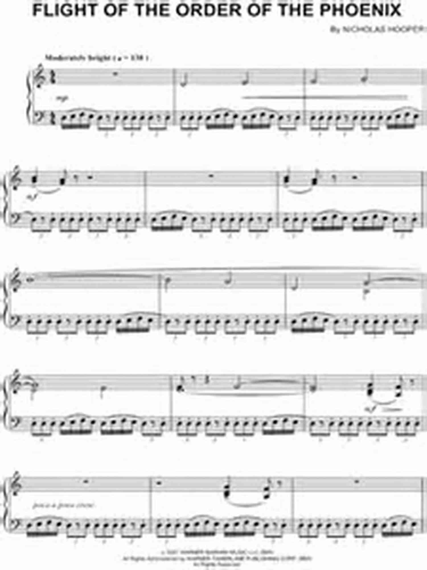 Flight Of The Phoenix By Daniel Cooper Sheet Music Grand One Hand Solos For Piano 3: 8 Late Elementary Pieces For Right Or Left Hand Alone (Piano)