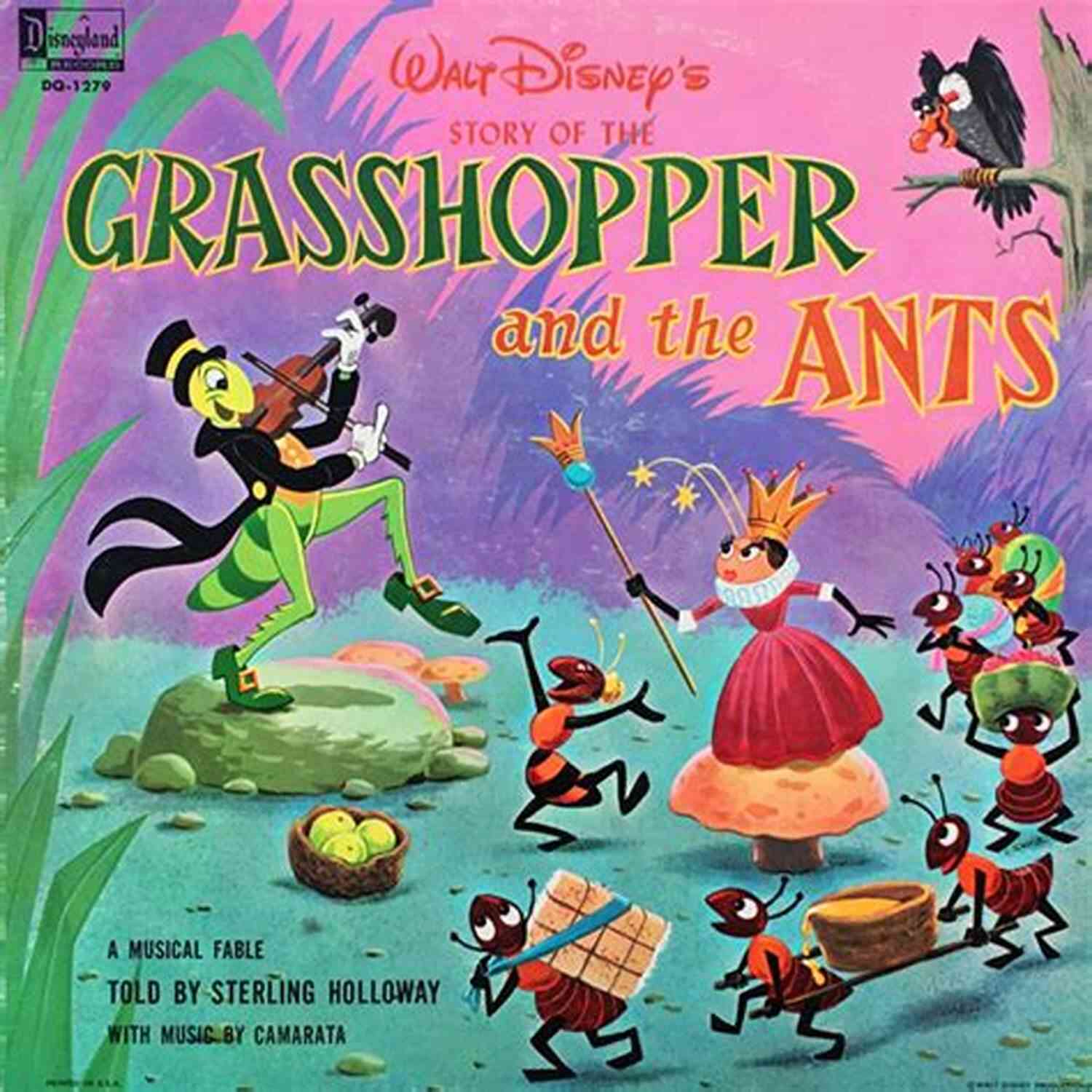 Illustration Of A Grasshopper Conductor Leading A Forest Symphony The Butterflys Ball And The Grasshoppers Feast