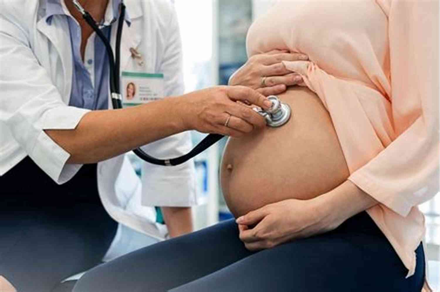 Illustration Of A Pregnant Woman Receiving Prenatal Care Handbook Of Life Course Health Development