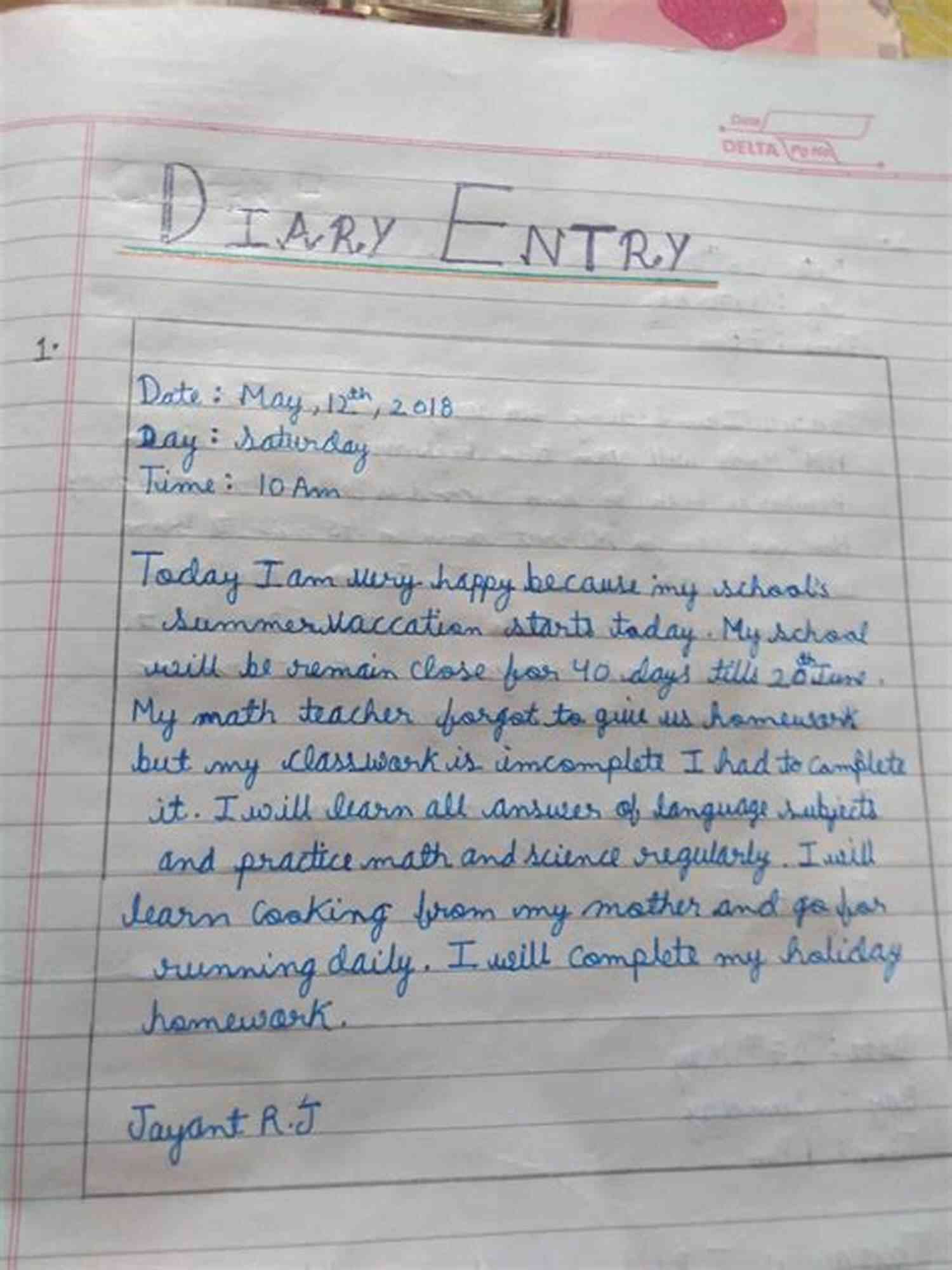 Illustration Of A Young Person Writing In A Diary, Fulfilling Their Dreams The Diary Of My Dream Life