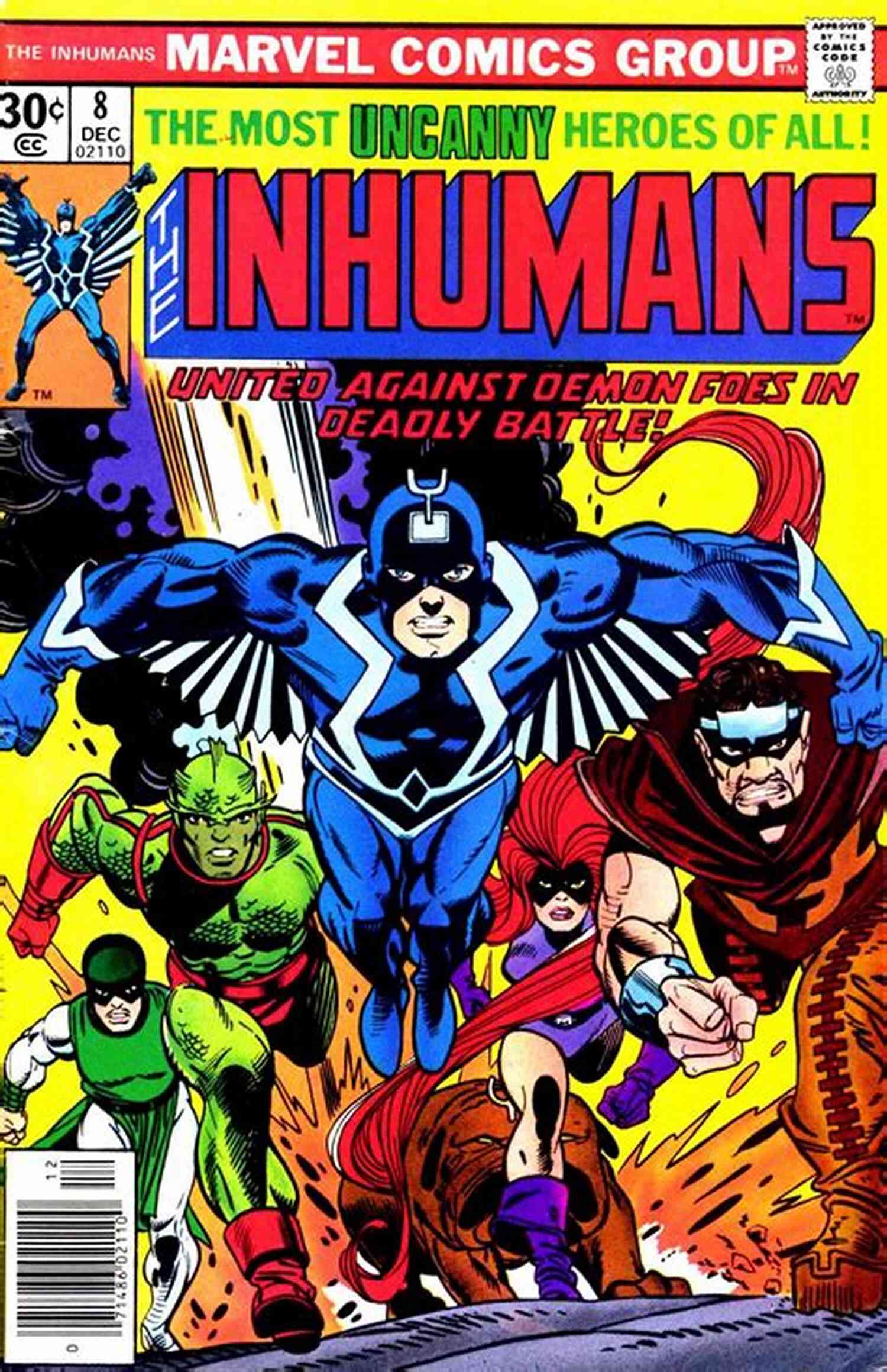 Inhumans 1975 1977 Hassan Artwork Inhumans (1975 1977) #2 Y S Hassan