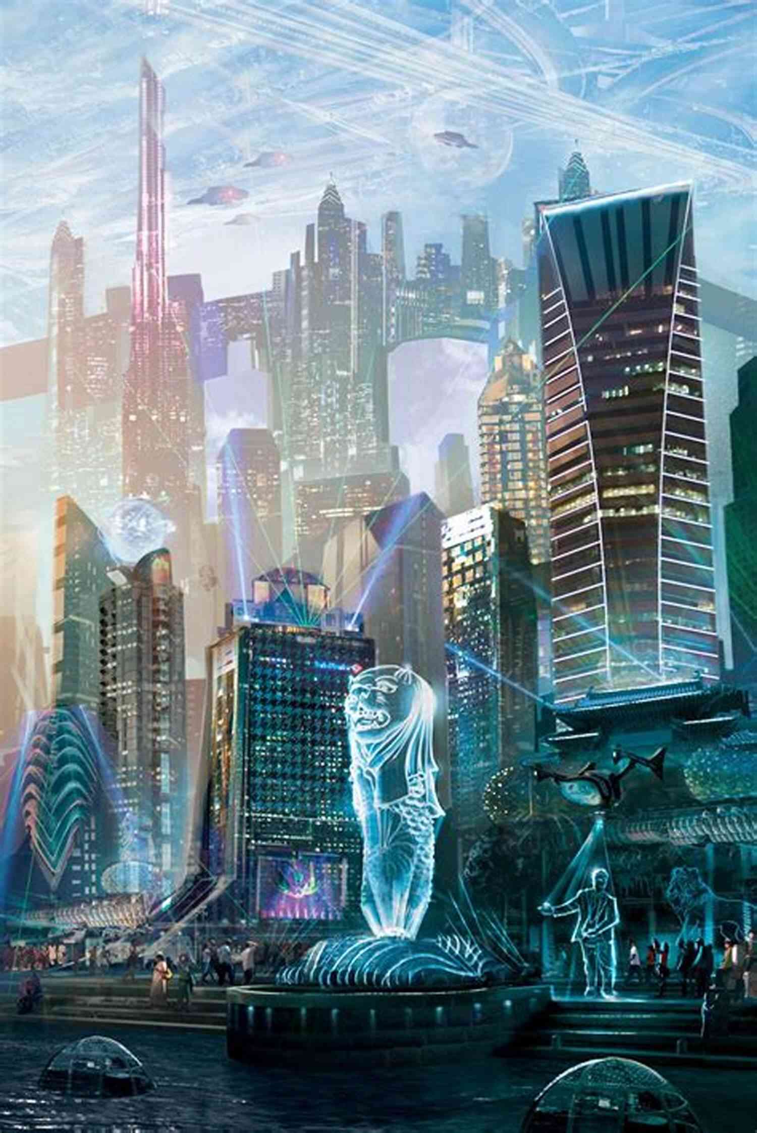 Mindwar Book Cover A Dystopian Cityscape With Skyscrapers And Futuristic Technology MindWar (Nick Hall 3) Douglas E Richards
