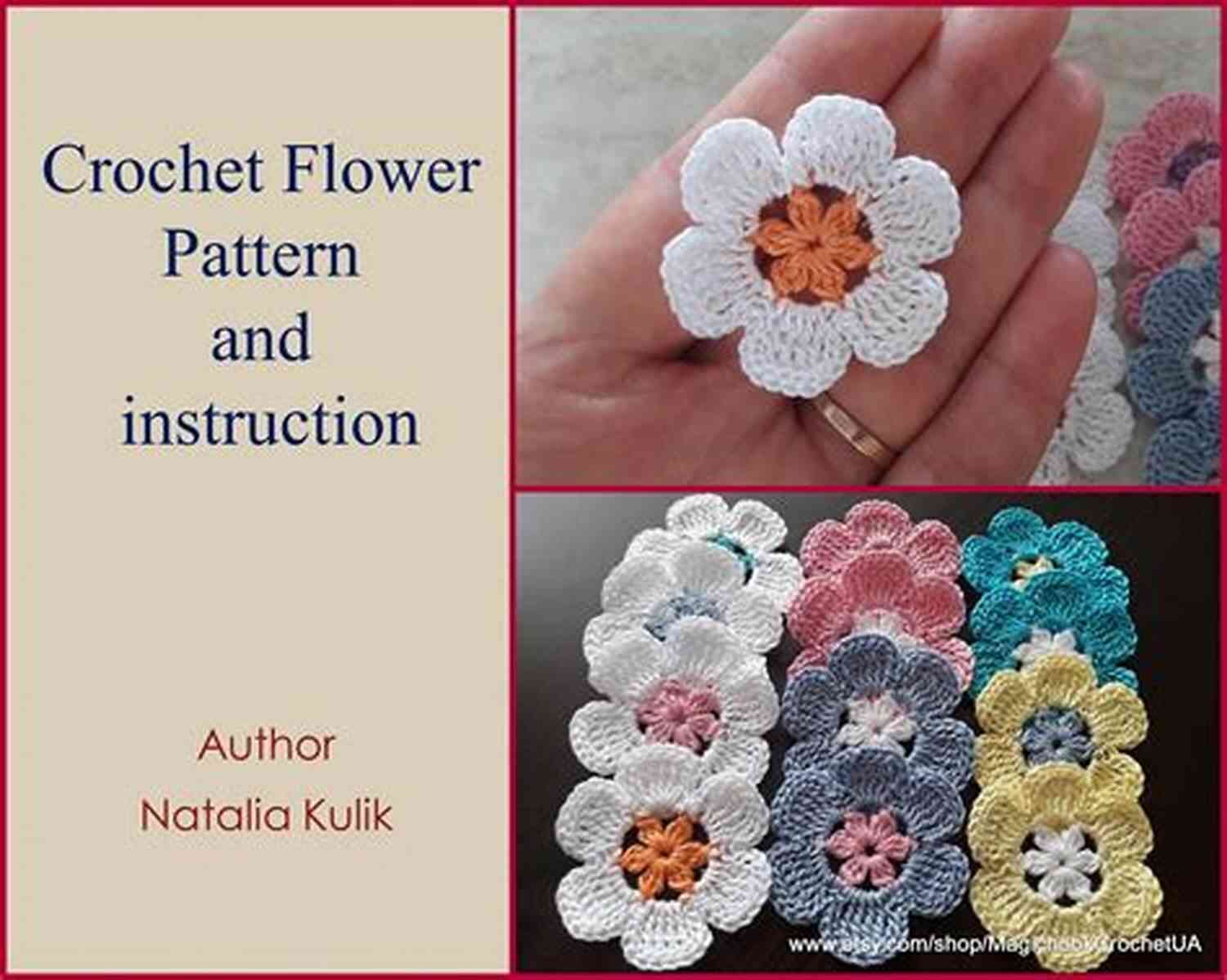 Step By Step Guide On How To Crochet A Simple Flower Applique 5 Easy And Fun Crochet Applique Patterns